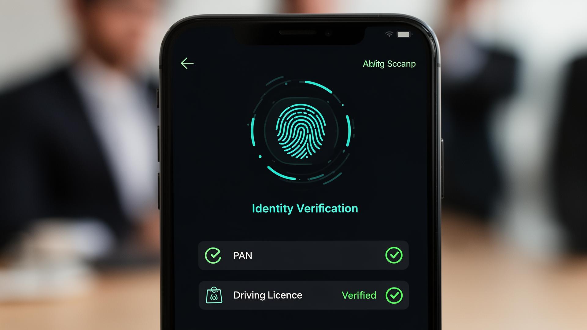 Driver identity verification on mobile