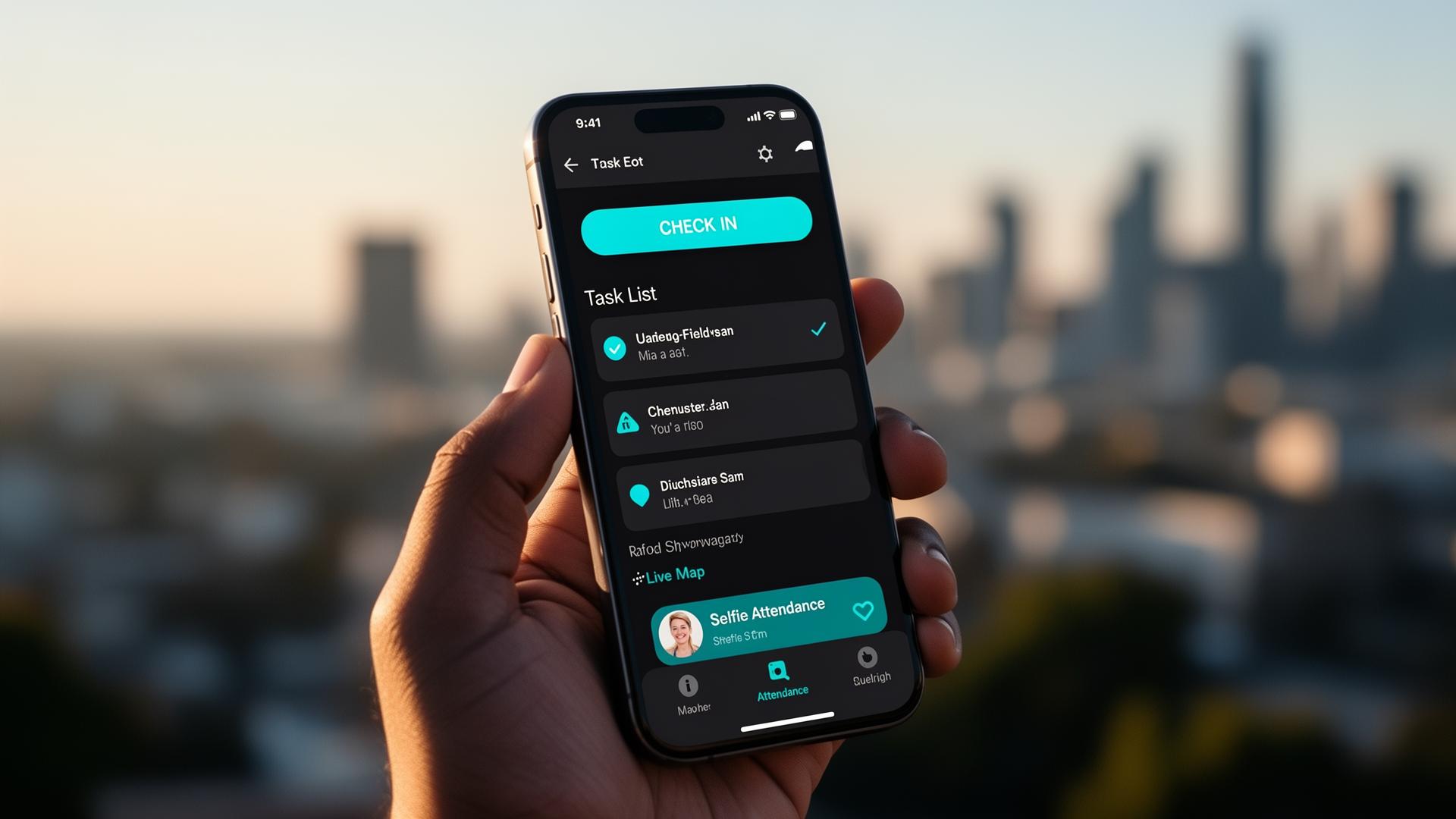 Field employee mobile app