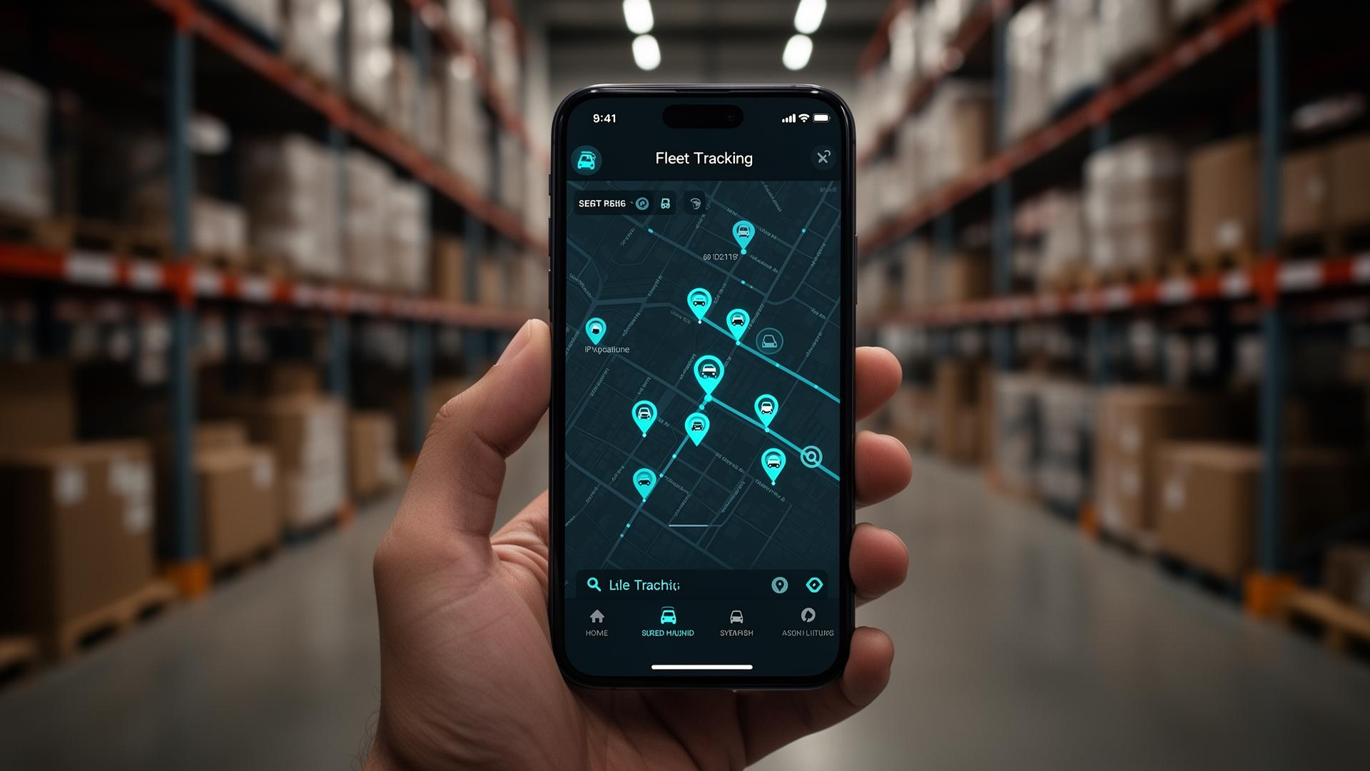 GPS fleet tracking mobile app
