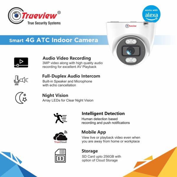 Trueview 3MP 4G T18185 Dome All Time Color Camera - Image 5