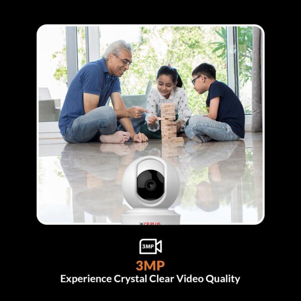 CP PLUS CP-E31Q 3MP Wifi Smart CCTV Camera - Image 3