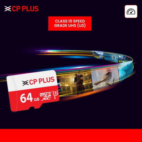 CP PLUS 64GB MICRO SD CARD - Image 4