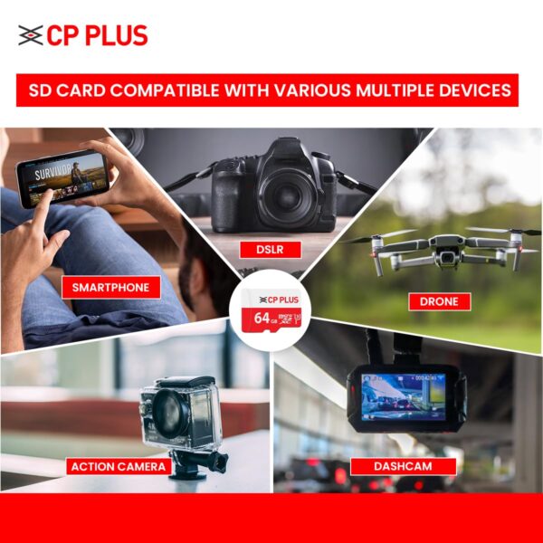 CP PLUS 64GB MICRO SD CARD - Image 7